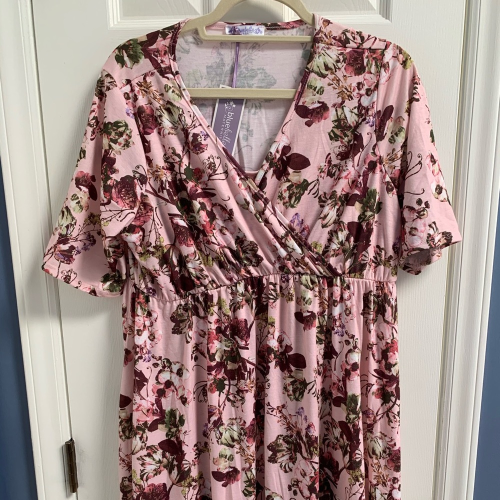 SOLD NWT BlueBelle Maternity Floral Dress size 12